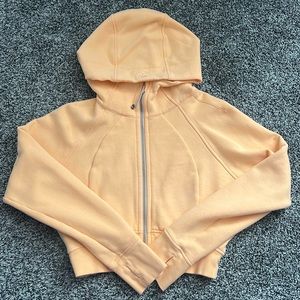 Lululemon “Summer Glow” Scuba Full Zip Cropped Hoodie - Size 8